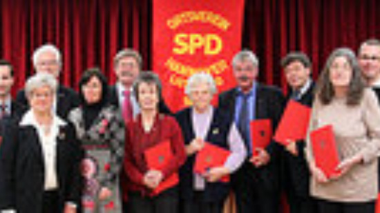 SPD-Ortsverein List-Nord | Jubilarehrung